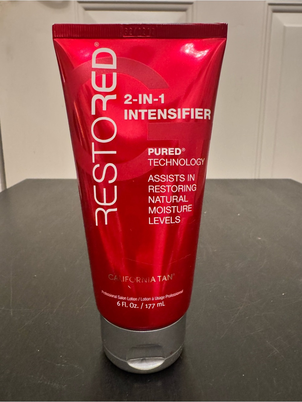 California Tan Restored 2-in-1 Intensifier Tanning Lotion 6 fl oz Red